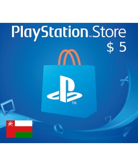 PlayStation Network Card $5 OM PlayStation 4 Key 